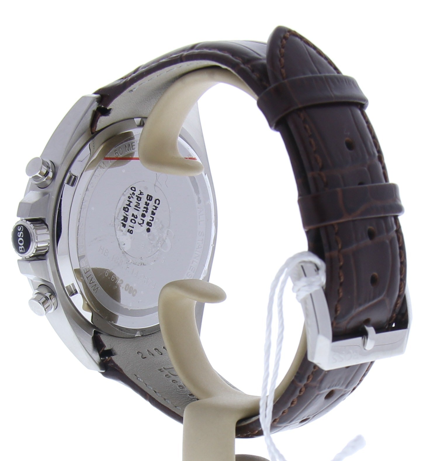 Hugo Boss Gray Anthracite Dial SS Chronograph Quartz Mens Watch 1513035