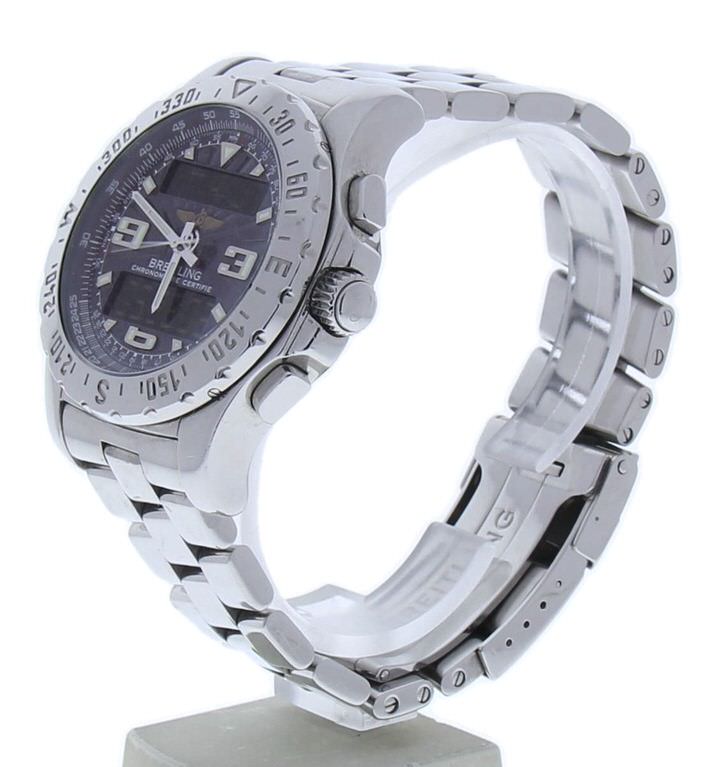 Breitling Airwolf Titanium A78368 Grey Dial Mens 48-mm Quartz Sapphire crystal. Swiss Made Wrist Watch