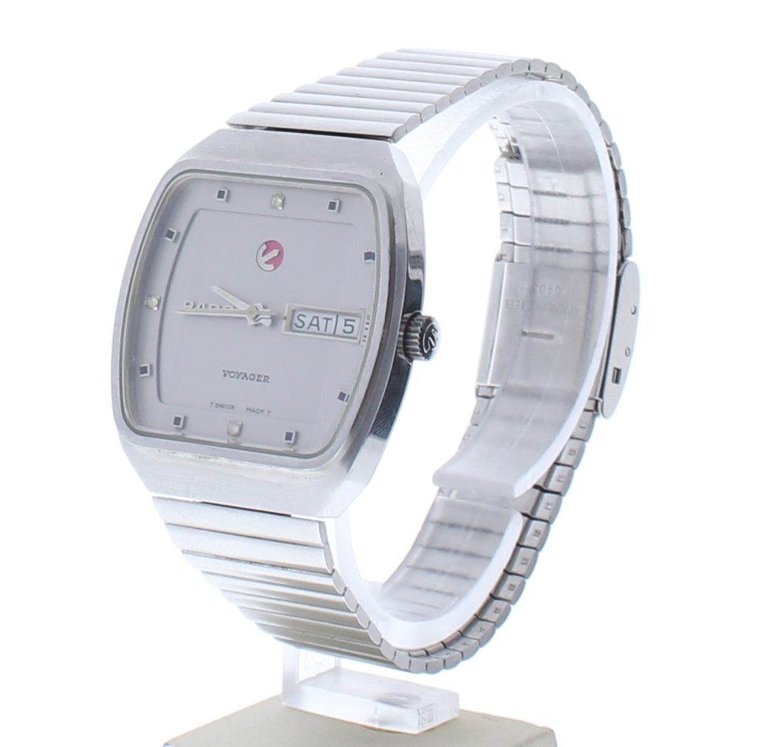 Rado Voyager Silver Dial Stainless Steel Mens Watch 636.3262.4.8