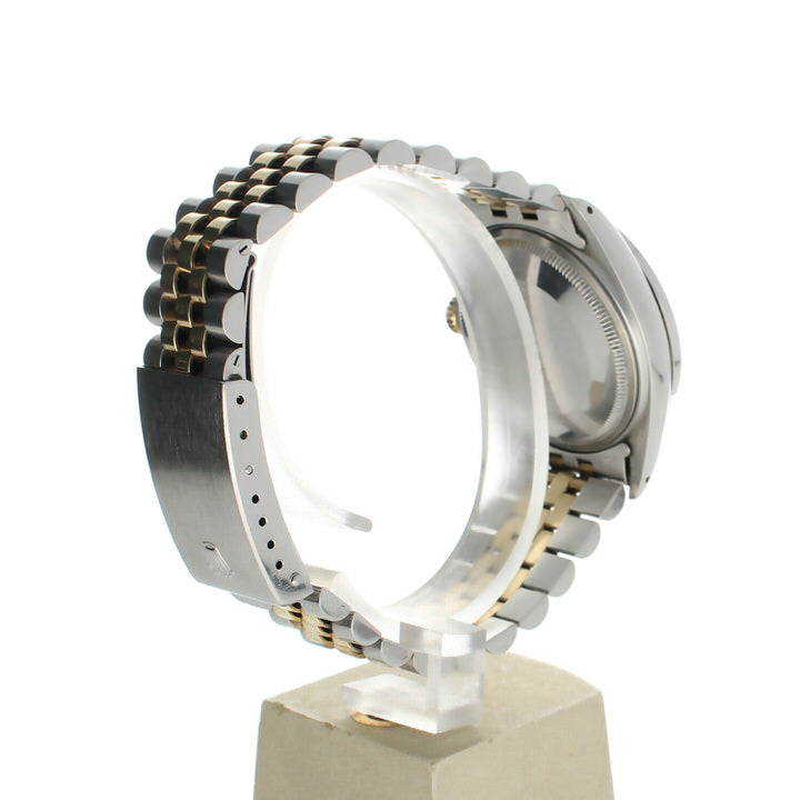 Rolex DateJust 36 Stainless-steel 16013 Mother-of-Pearl Dial Mens 36-mm Automatic self-wind Sapphire crystal. Swiss Made Wrist Watch