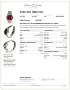 Rolex DateJust 36 Stainless-steel 16233 Red Dial Mens 36-mm Automatic self-wind Sapphire crystal. Swiss Made Wrist Watch