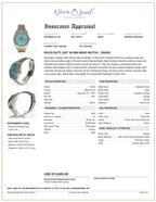 Rolex DateJust 36 Stainless-steel 1601 Blue Dial Mens 36-mm Automatic self-wind Sapphire crystal. Swiss Made Wrist Watch