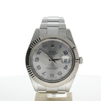 Rolex DateJust 41 Stainless-steel 116334 Silver Dial Mens 41-mm Automatic self-wind Sapphire crystal. Swiss Made Wrist Watch