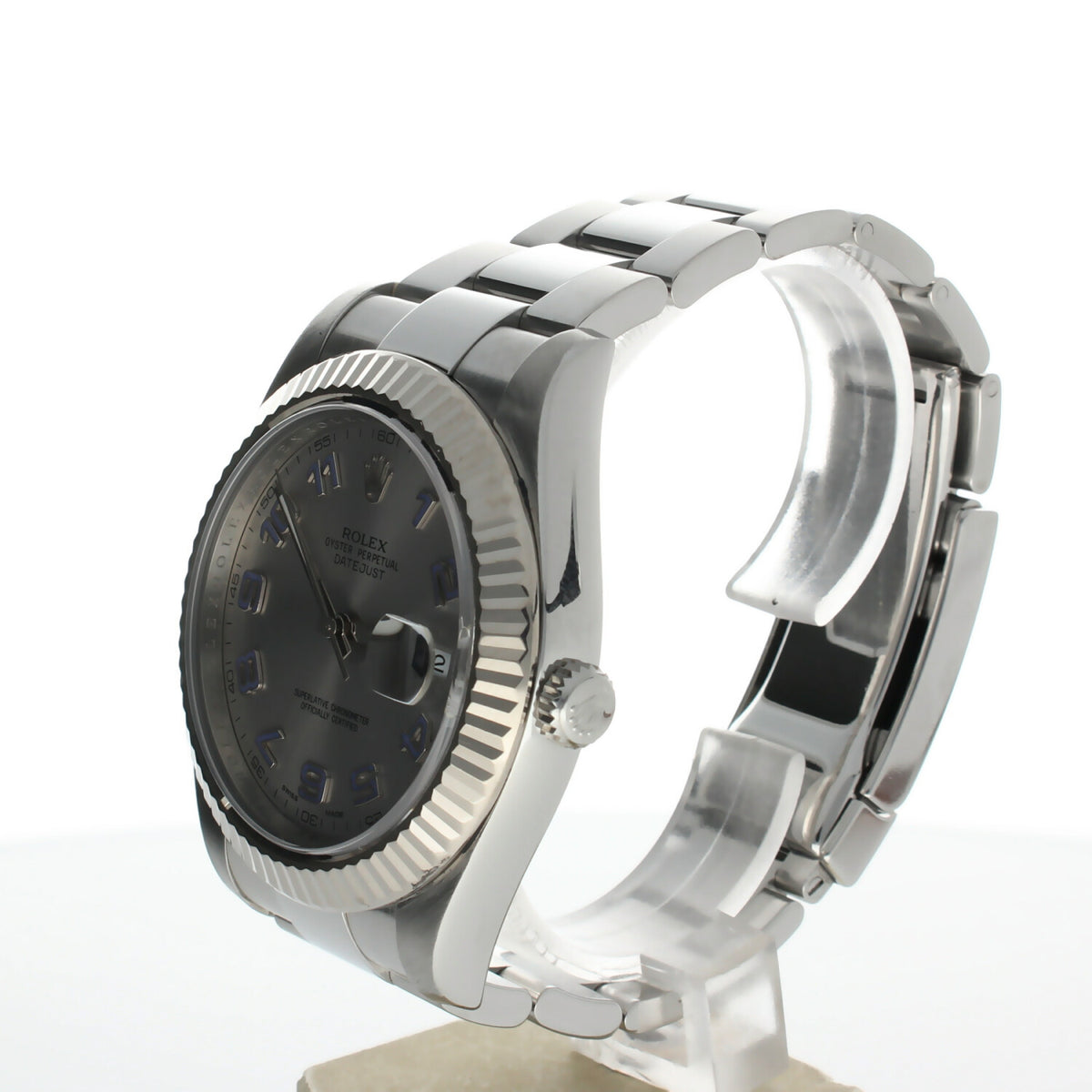 Rolex DateJust 41 Stainless-steel 116334 Silver Dial Mens 41-mm Automatic self-wind Sapphire crystal. Swiss Made Wrist Watch