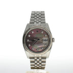 Rolex DateJust 36 Stainless-steel 116234 Mother-of-Pearl Dial Mens 36-mm Automatic self-wind Sapphire crystal. Swiss Made Wrist Watch