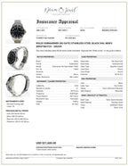 Rolex Submariner (no date) Stainless-steel 14060 Black Dial Mens 40-mm Automatic self-wind Sapphire crystal. Swiss Made Wrist Watch