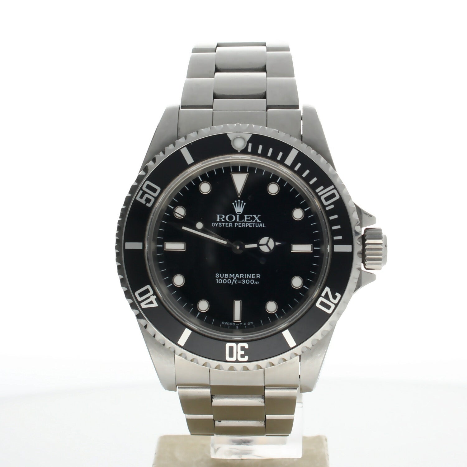 Rolex Submariner (no date) Stainless-steel 14060 Black Dial Mens 40-mm Automatic self-wind Sapphire crystal. Swiss Made Wrist Watch