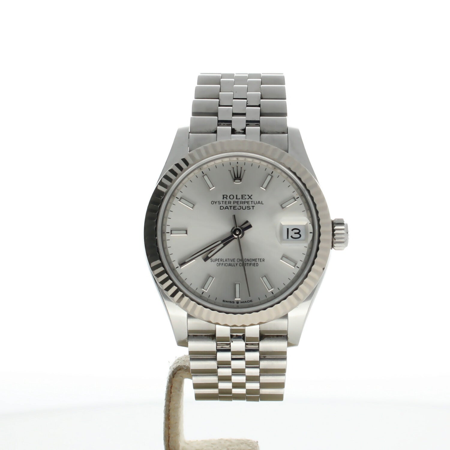 Rolex DateJust 31 Stainless-steel 278274 Silver Dial Womens 31-mm Automatic self-wind Sapphire crystal. Swiss Made Wrist Watch