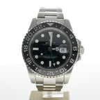Rolex GMT-Master II Stainless-steel 116710LN Black Dial Mens 41-mm Automatic self-wind Sapphire crystal. Swiss Made Wrist Watch