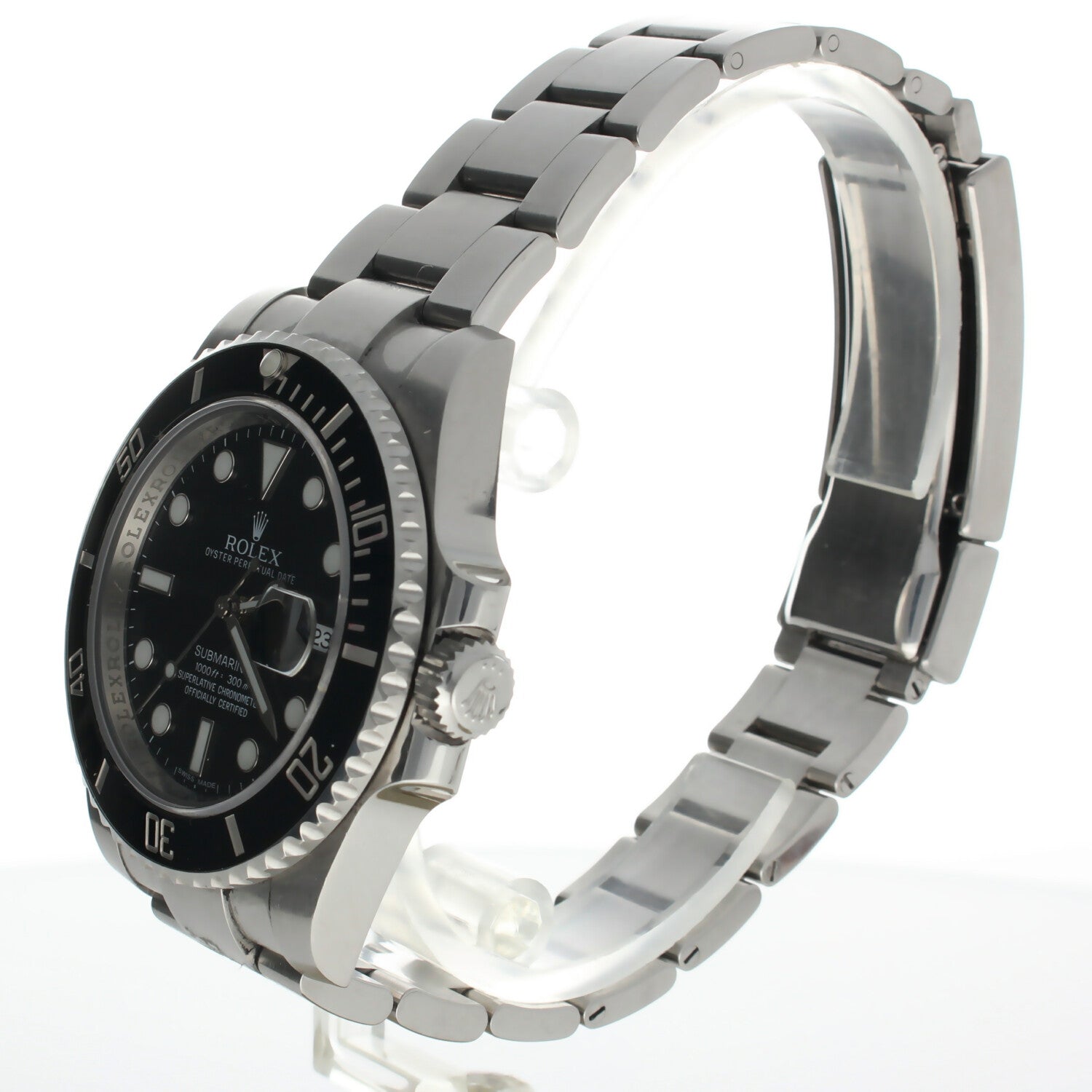 Rolex Submariner Stainless-steel 116610 Black Dial Mens 40-mm Automatic self-wind Sapphire crystal. Swiss Made Wrist Watch