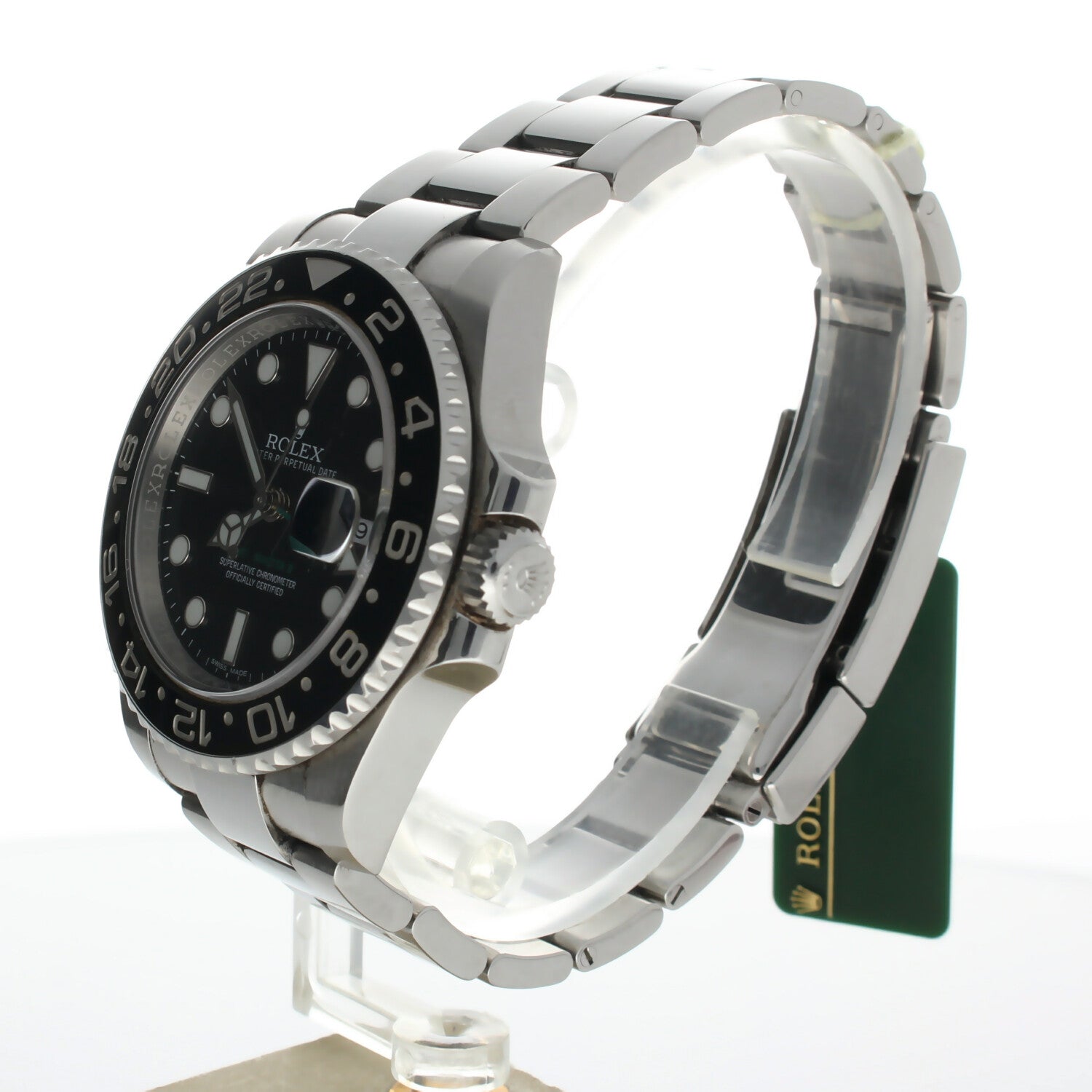 Rolex GMT-Master II Stainless-steel 116710LN Black Dial Mens 41-mm Automatic self-wind Sapphire crystal. Swiss Made Wrist Watch