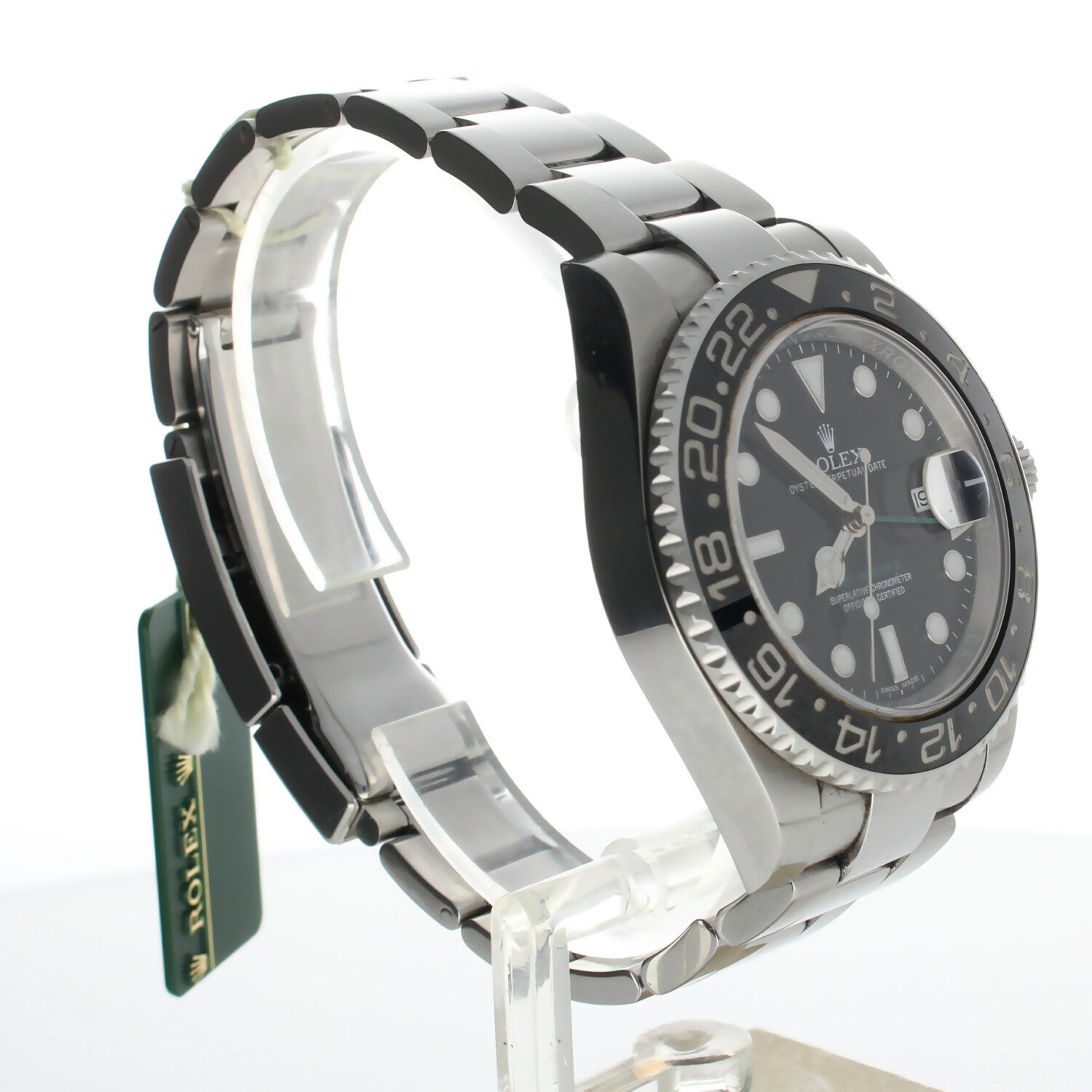 Rolex GMT-Master II Stainless-steel 116710LN Black Dial Mens 41-mm Automatic self-wind Sapphire crystal. Swiss Made Wrist Watch