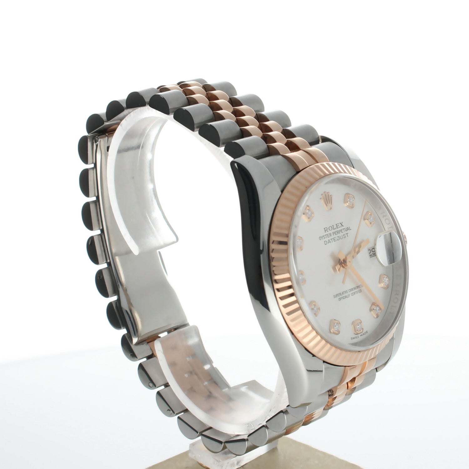 Rolex DateJust 36 Stainless-steel 116231 Grey Dial Mens 36-mm Automatic self-wind Sapphire crystal. Swiss Made Wrist Watch