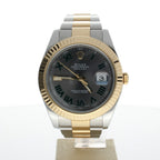 Rolex DateJust 41 Stainless-steel 116333 Grey Dial Mens 41-mm Automatic self-wind Sapphire crystal. Swiss Made Wrist Watch