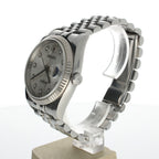 Rolex DateJust 36 Stainless-steel 116234 Silver Dial Mens 36-mm Automatic self-wind Sapphire crystal. Swiss Made Wrist Watch