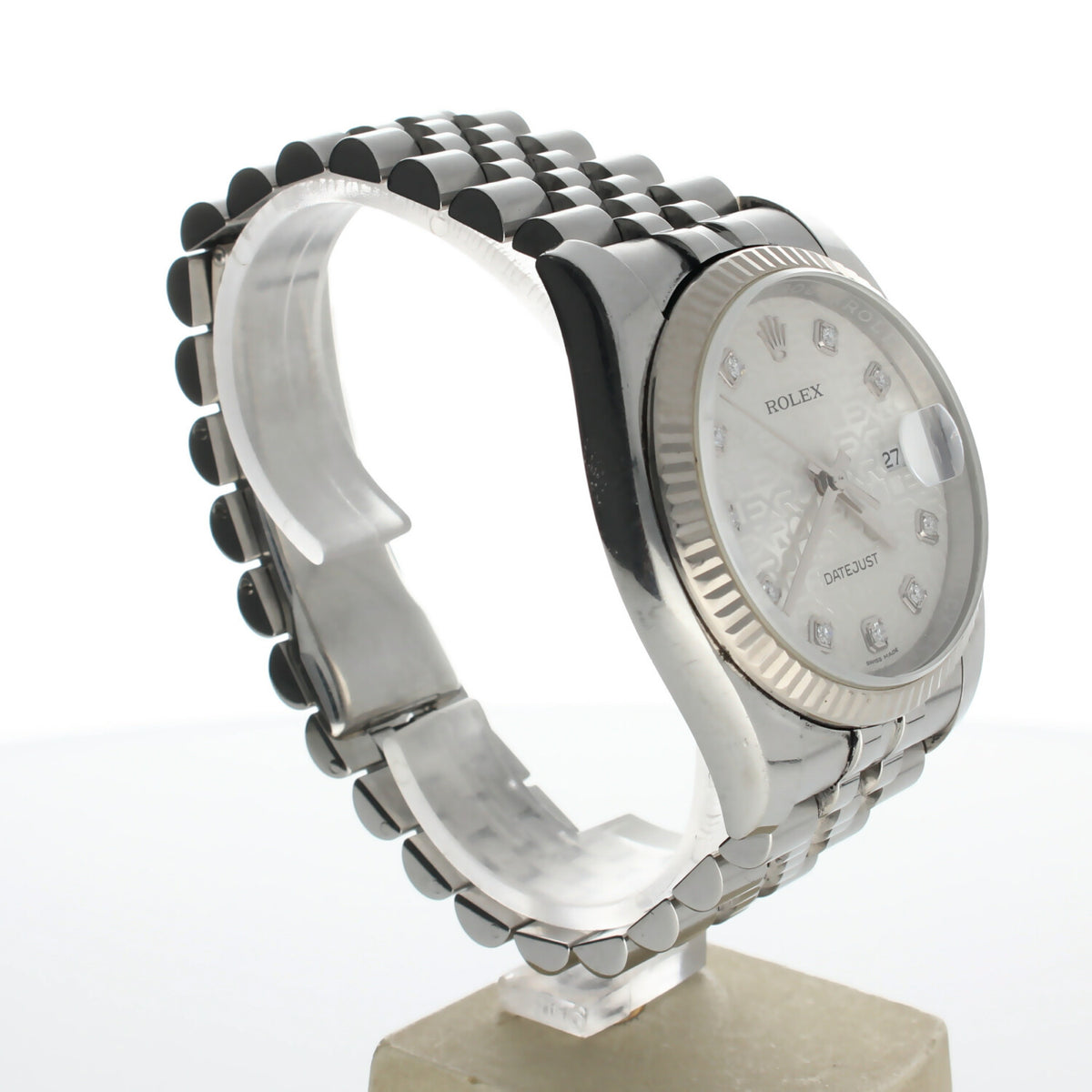 Rolex DateJust 36 Stainless-steel 116234 Silver Dial Mens 36-mm Automatic self-wind Sapphire crystal. Swiss Made Wrist Watch