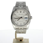 Rolex DateJust 36 Stainless-steel 116234 Silver Dial Mens 36-mm Automatic self-wind Sapphire crystal. Swiss Made Wrist Watch