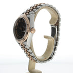 Rolex DateJust 28 Stainless-steel 279171 Brown Dial Womens 28-mm Automatic self-wind Sapphire crystal. Swiss Made Wrist Watch