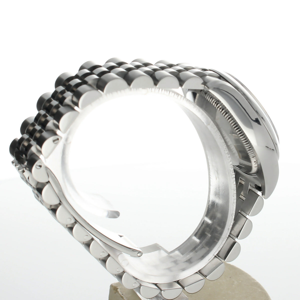 Rolex DateJust 31 Stainless-steel 178240 Black Dial Womens 31-mm Automatic self-wind Sapphire crystal. Swiss Made Wrist Watch