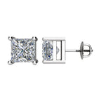 1.00 Ct. T.W. Diamond Studs In 14 Karat White Gold