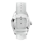 Abingdon Amelia Cloud White GMT Pilot Watch with White Leather Strap AM-CW