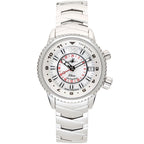 Abingdon Women's Elise Athenian Silver Tri-Time Travel Watch EL-SILV