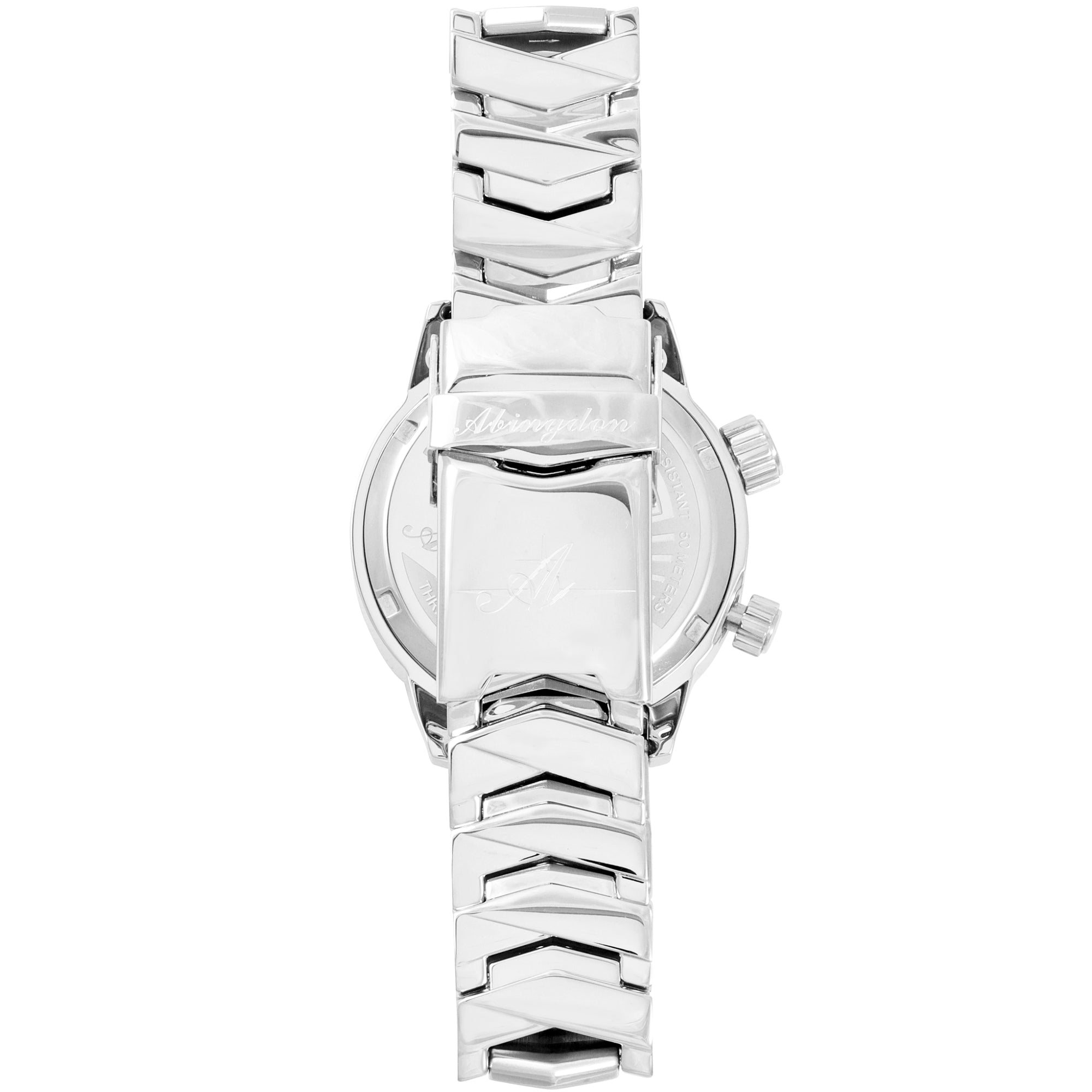 Abingdon Women's Elise Athenian Silver Tri-Time Travel Watch EL-SILV