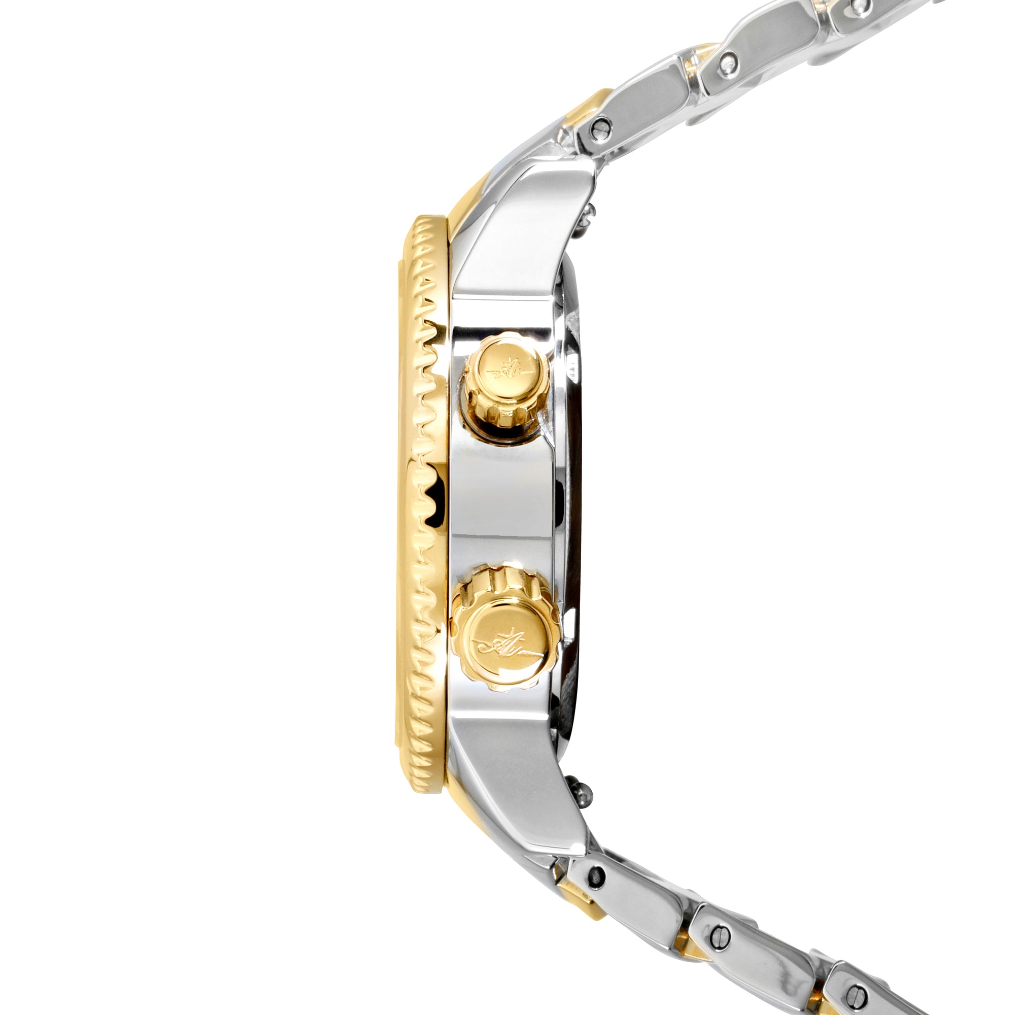 Abingdon Women's Elise Two-Tone Tri-Time Travel Watch EL-TTWO