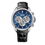 Hugo Boss Men's Chronograph Black Leather Strap 47 mm Watch 1512882