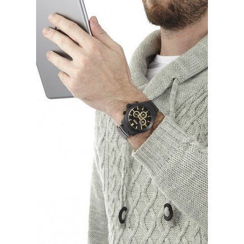 HUGO BOSS BLACK Mens Ikon Chronograph Watch, 1513278