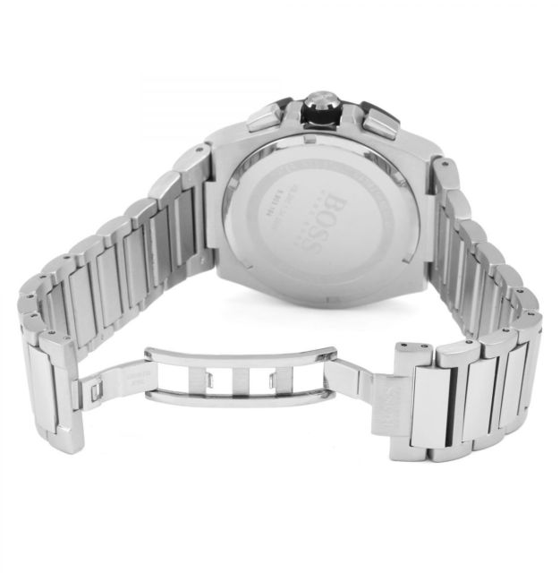 HUGO BOSS 1513359 Supernova stainless steel black dial quartz chronograph watch