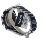 Hugo BOSS 1513368 Supernova, Stainless Steel and Black Silicone case and Link Bracelet, Black dial, Quartz Chronograph Movement