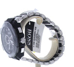 Hugo BOSS 1513368 Supernova, Stainless Steel and Black Silicone case and Link Bracelet, Black dial, Quartz Chronograph Movement