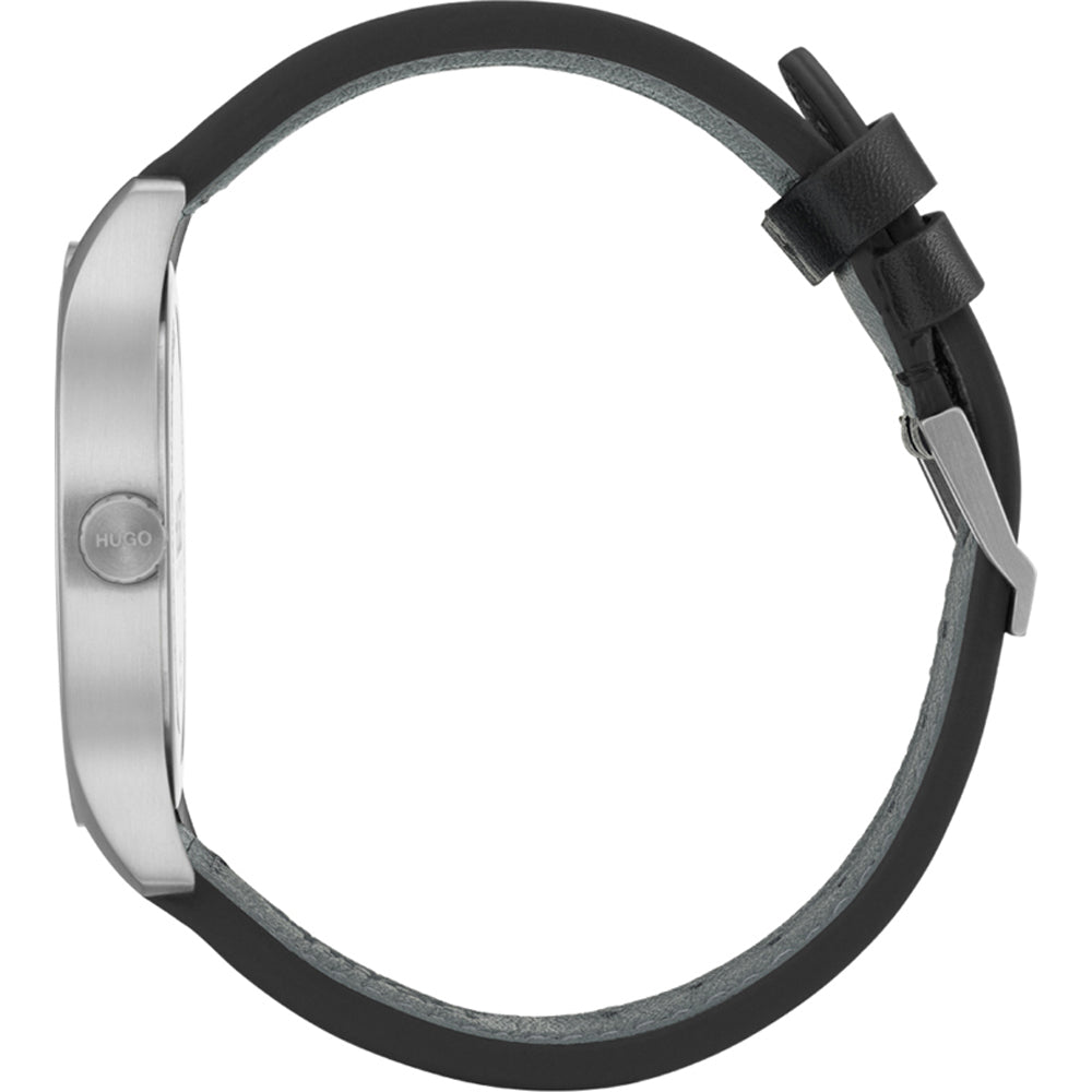 Hugo Boss #Dare Stainless-steel 1530018 Black Dial Mens 42-mm Quartz Mineral crystal.  Wrist Watch