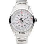 Abingdon Amelia Cloud White GMT Pilot Watch with Stainless Steel Bracelet AM-CW-SSB