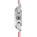 Abingdon Women Jordan Victory Red Tachy Watch with Camel Leather Strap