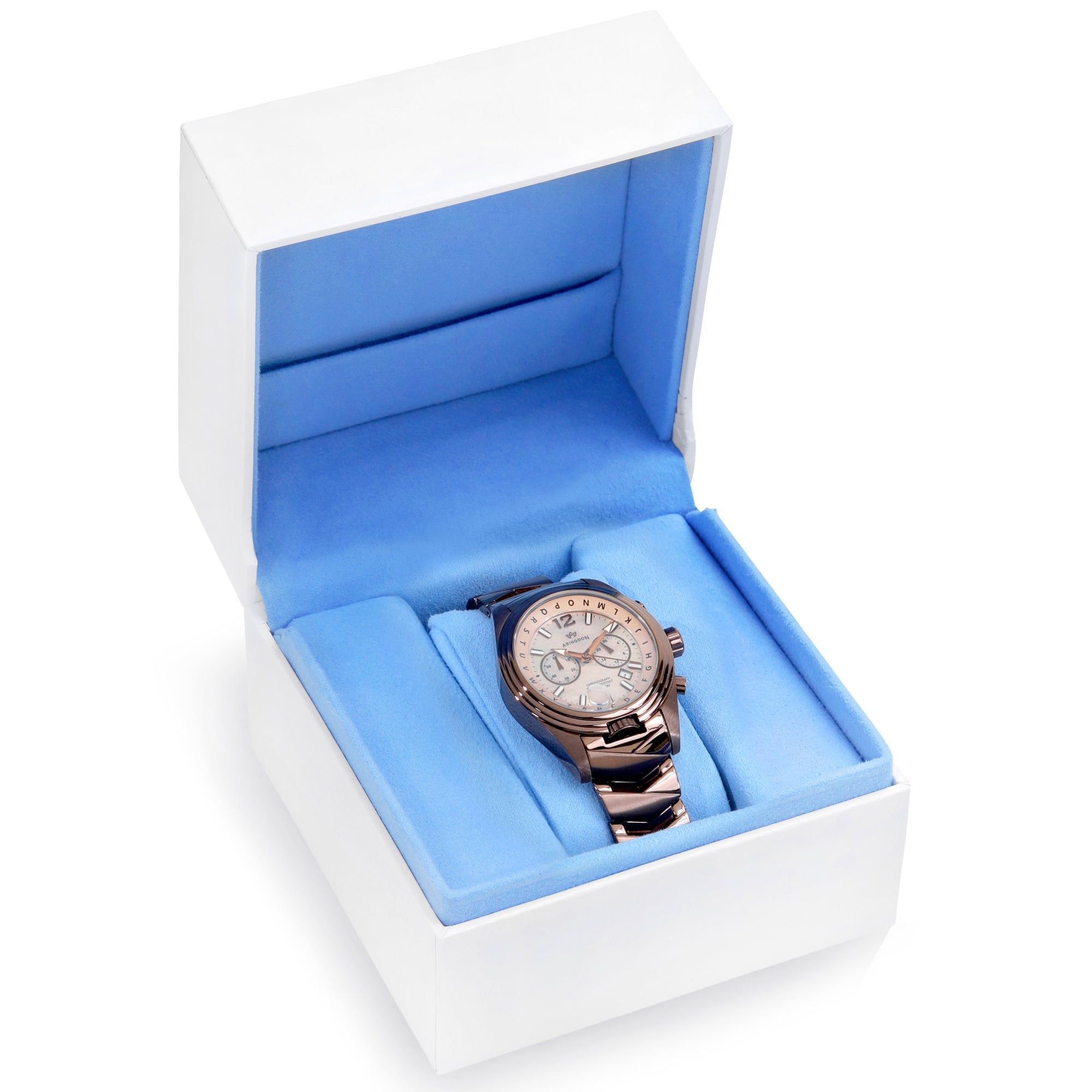 Abingdon Womens Katherine Chocolate Chronograph ATIS Pilot Watch KA-CHOC