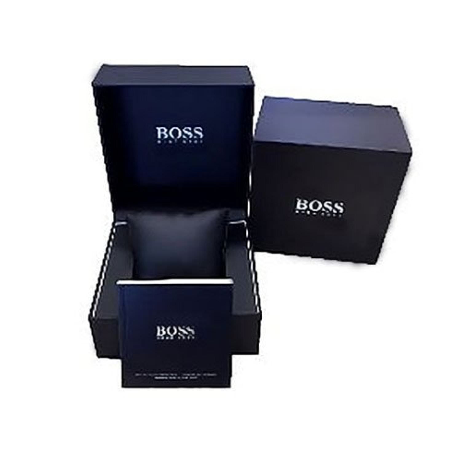 Hugo Boss Ambassador Black Dial Leather Strap Men's Watch 1513022